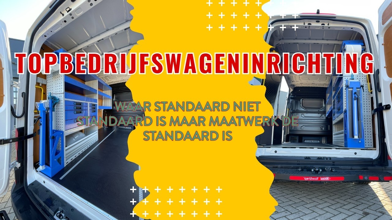 MAN TGE 4x4 bij Bulters Bedrijfswageninrichtingen met een Topbedrijfswageninrichting