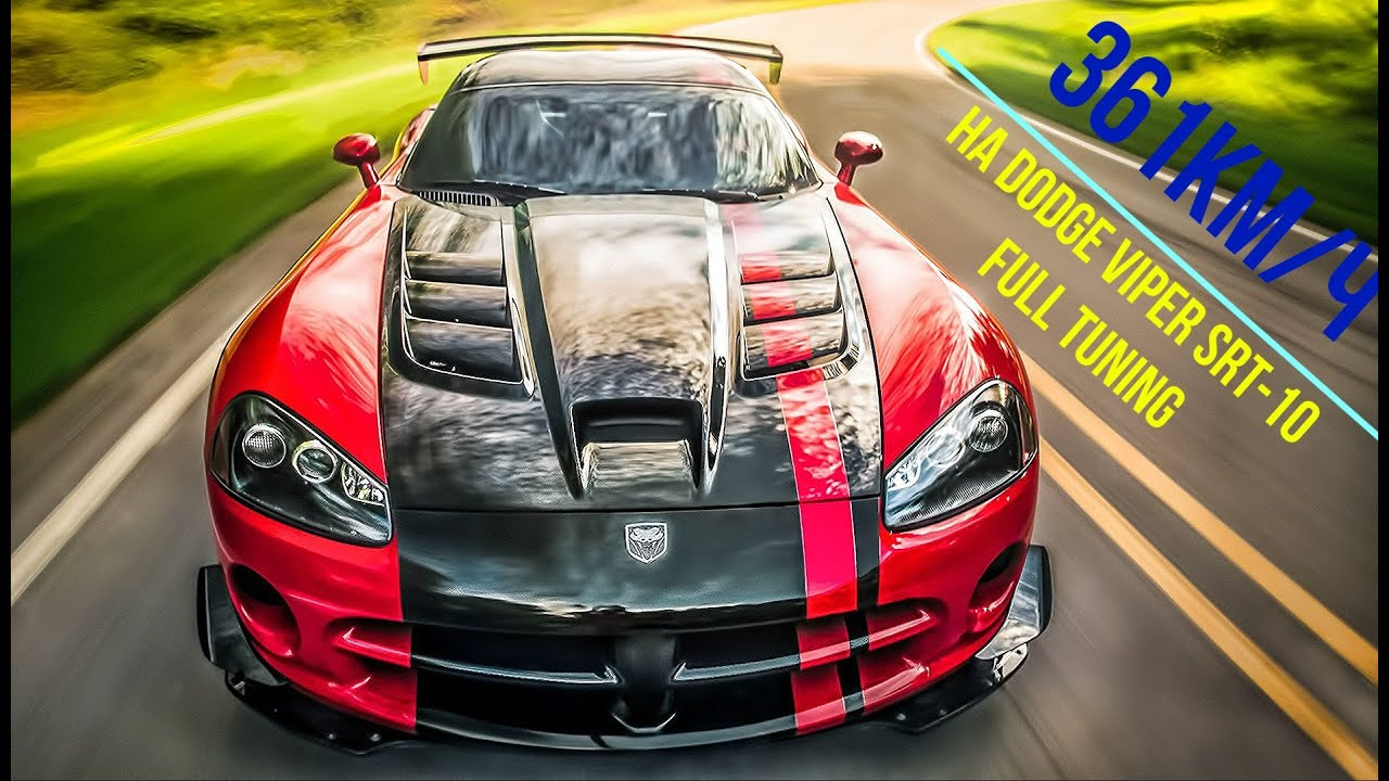 361 КМ/Ч на DODGE VIPER SRT-10 (FULL TUNING)/361 KM / H on DODGE VIPER SRT-10 (FULL TUNING)