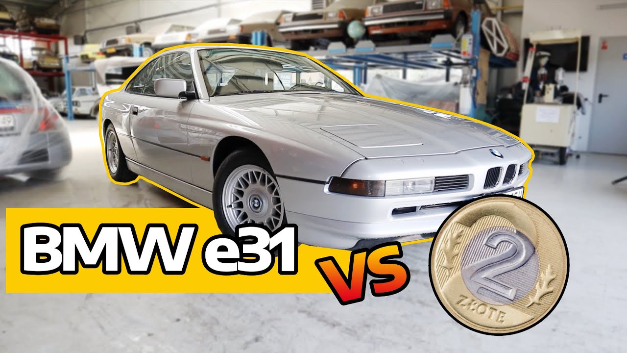 BMW Seria 8 e31 pierwsze odpalenie po trzech latach postoju.