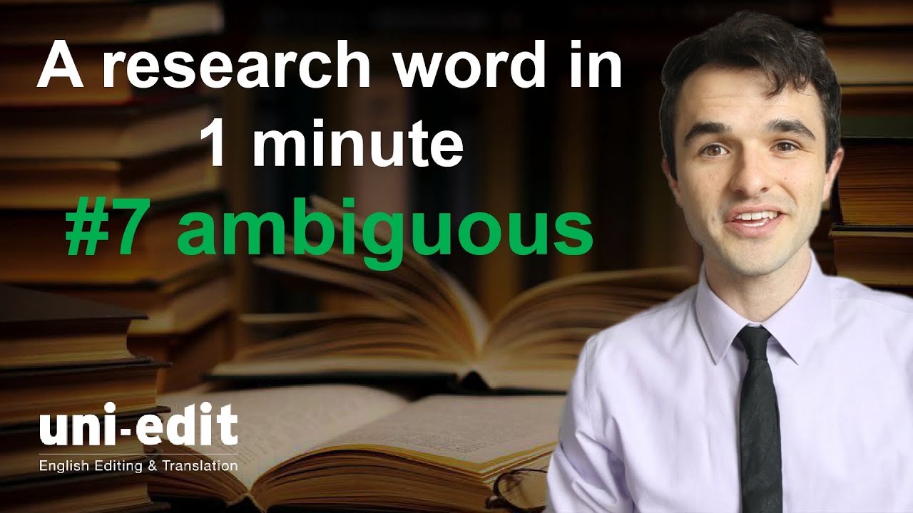 AMBIGUOUS definition, AMBIGUOUS pronunciation, AMBIGUOUS in a sentence, AMBIGUOUS meaning