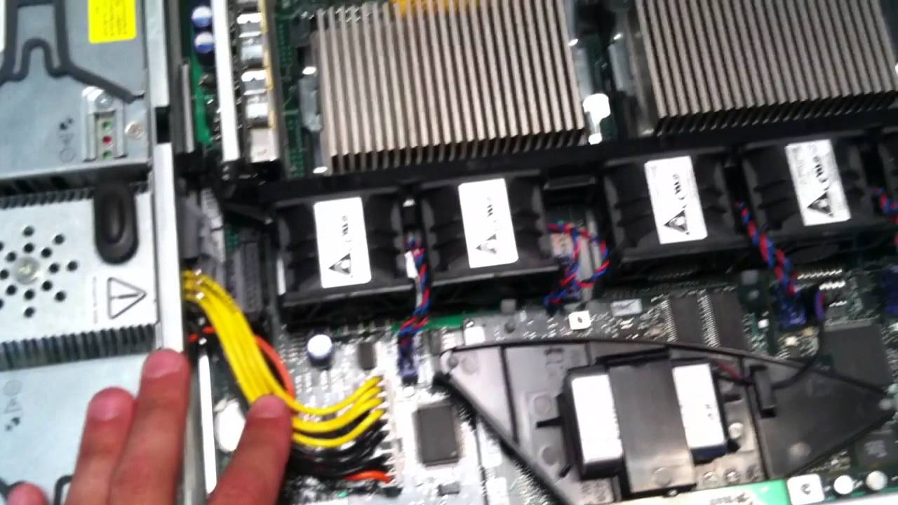 Dell poweredge 1750 server close look
