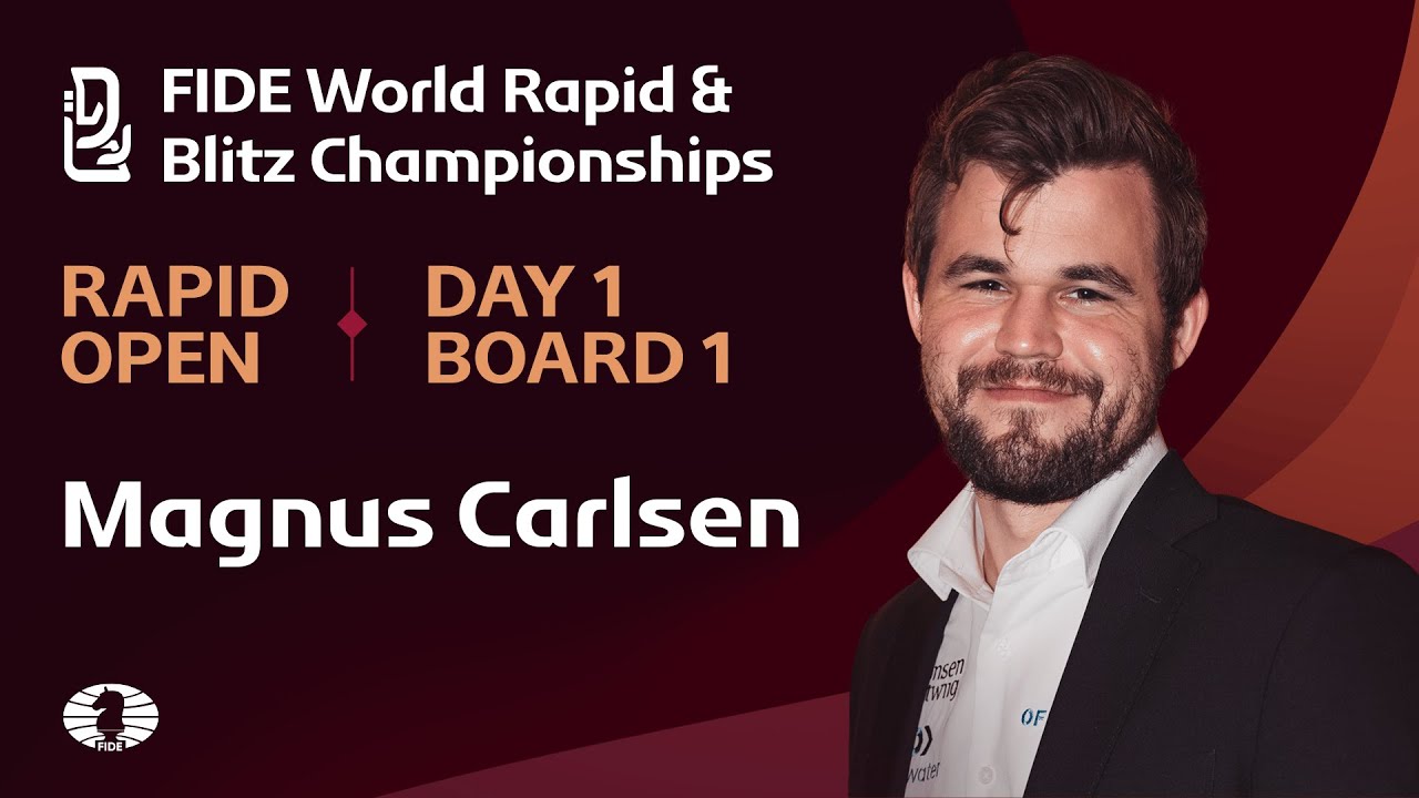 Magnus Carlsen | FIDE World Rapid Championship 2025 | Day 1 | Board 1