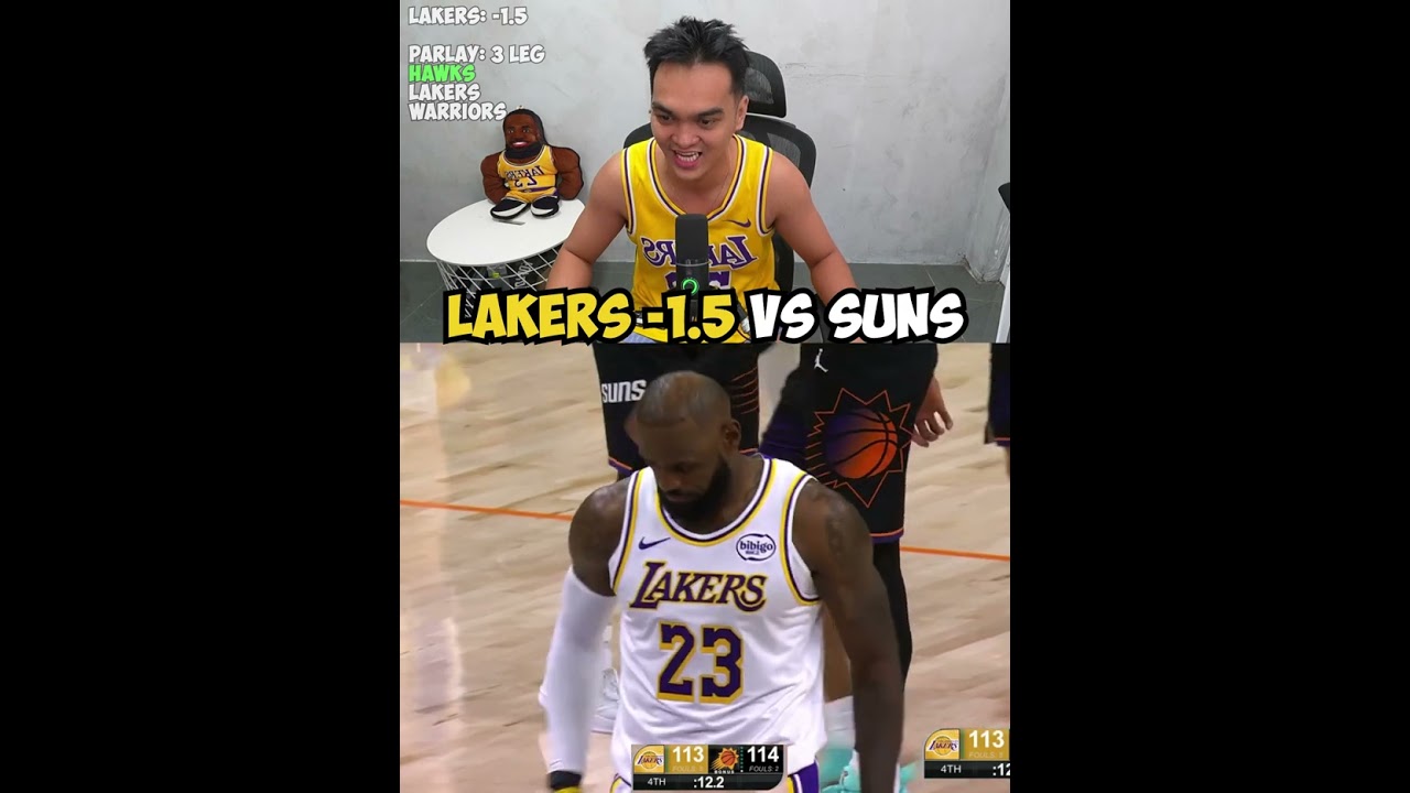 Lakers -1.5 vs Suns, last 3 minutes | Intense comeback? #lakers #nba #patriciobosspaldo