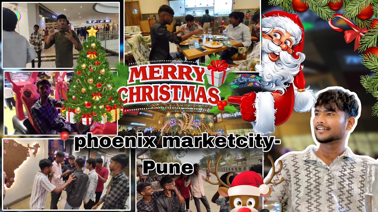 🎅🏻Merry Christmas 🎄 📍phoenix marketcity-pune #share #subscribe  #please 🫶🏻#deaf