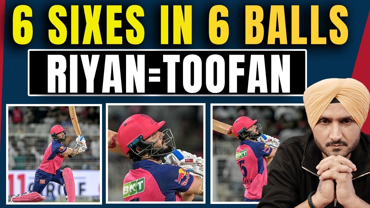 IPL 2025 : Riyan Parag 6 Sixes In 6 Balls, New Record | KKR Vs RR | Sixer King |