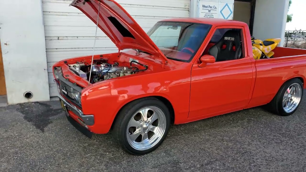 Two 1973 datsun 620 trucks