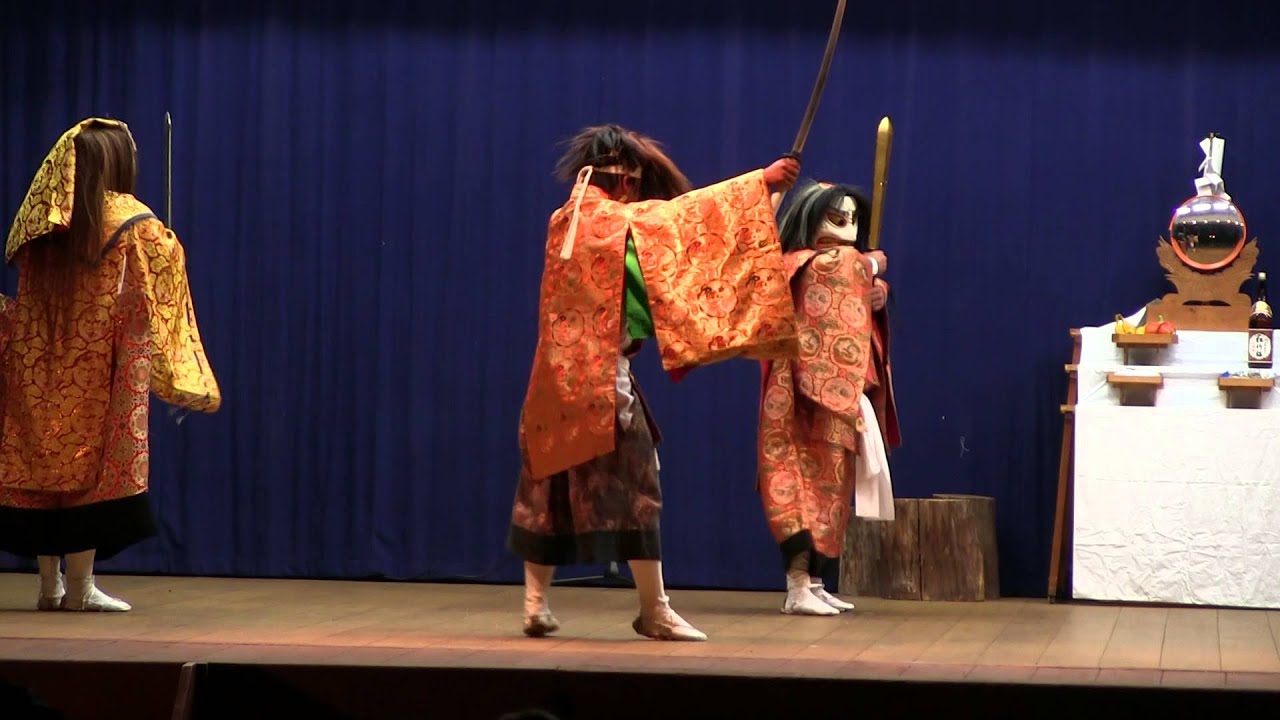 庄内神楽10月定期公演　竹の中神楽座『貴見城』その１