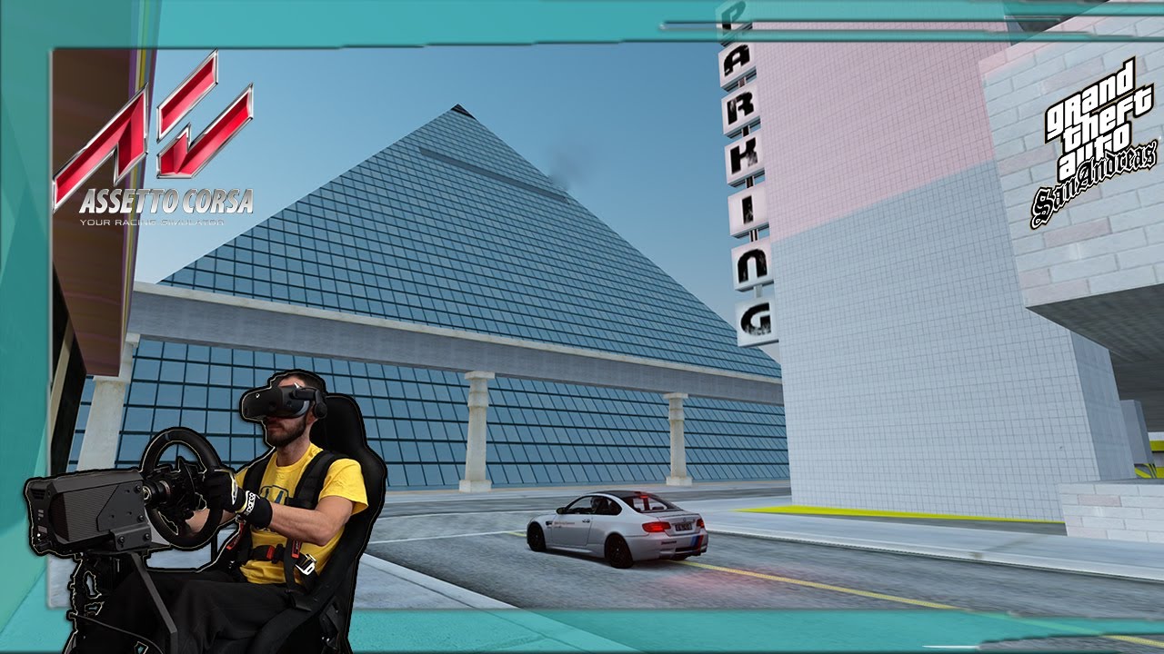 GTA San Andreas but in AC VR + Motion Simulator