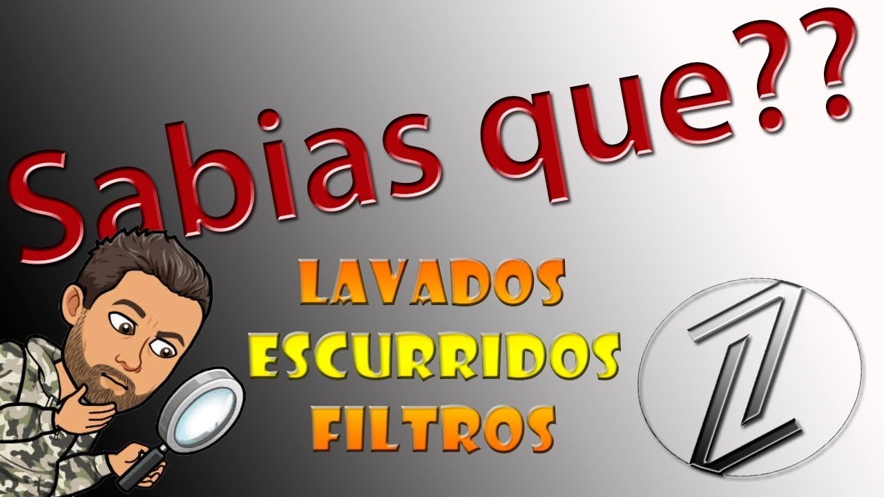 SABIAS QUE??? FILTROS, LAVADOS Y ESCURRIDOS!!!!!
