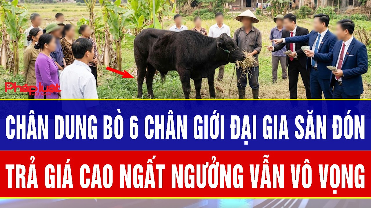 Điểm nóng sáng 18/2: Chân dung bò 6 chân giới đại gia săn đón, trả giá cao ngất ngưởng vẫn vô vọng