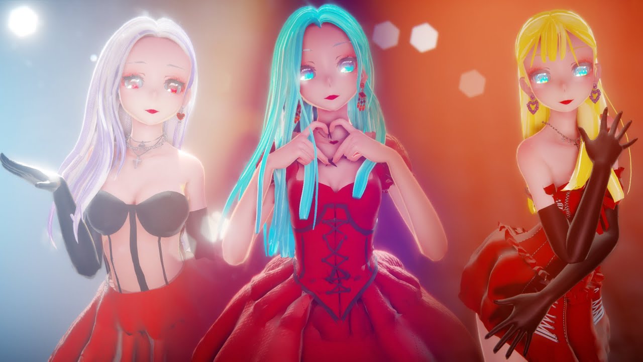 【MMD】(여자)아이들((G)I-DLE) - 'Nxde' 【MODELS DL】