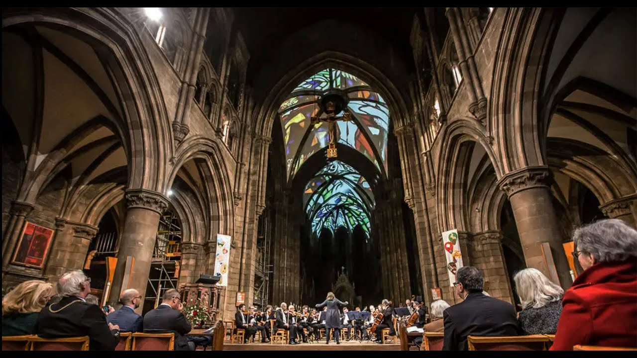 Architectural 3D Projection Mapping in Edinburgh, St. Mary&rsquo;s Cathedral