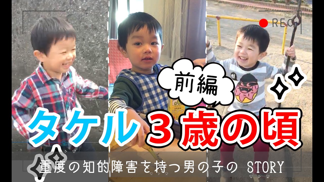 【知的障害＆自閉症】タケルが３歳の頃（前編）