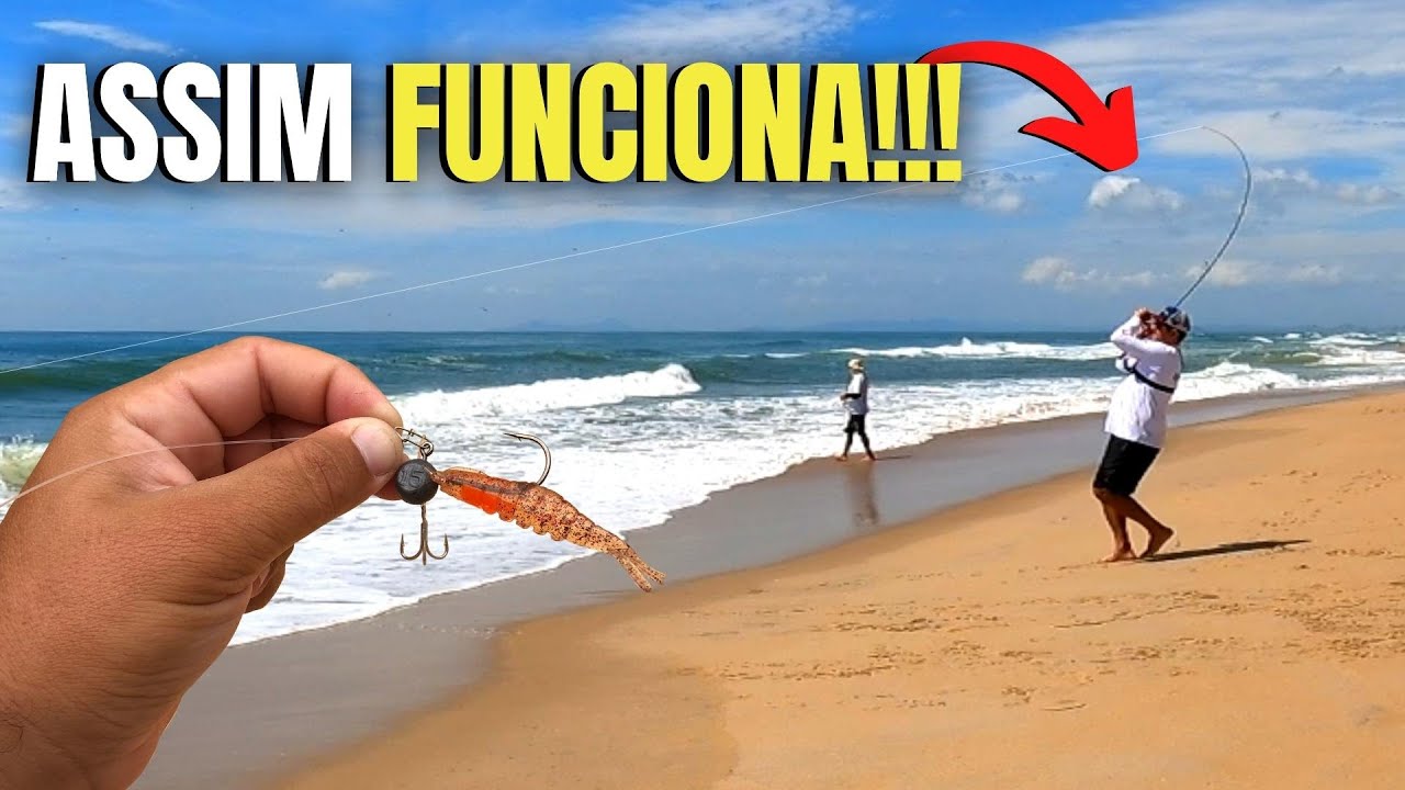 CHEGA DE PERDER ROBALOS! NA PESCA DE PRAIA COM ISCAS ARTIFICIAIS FAÇA ISSO! | Loja Universo Fishing
