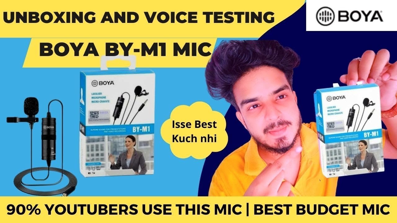 BOYA BYM1 Mic Unboxing | Review & Voice Testing 🔥 Best Mic For Youtubers | CRK Techpedia