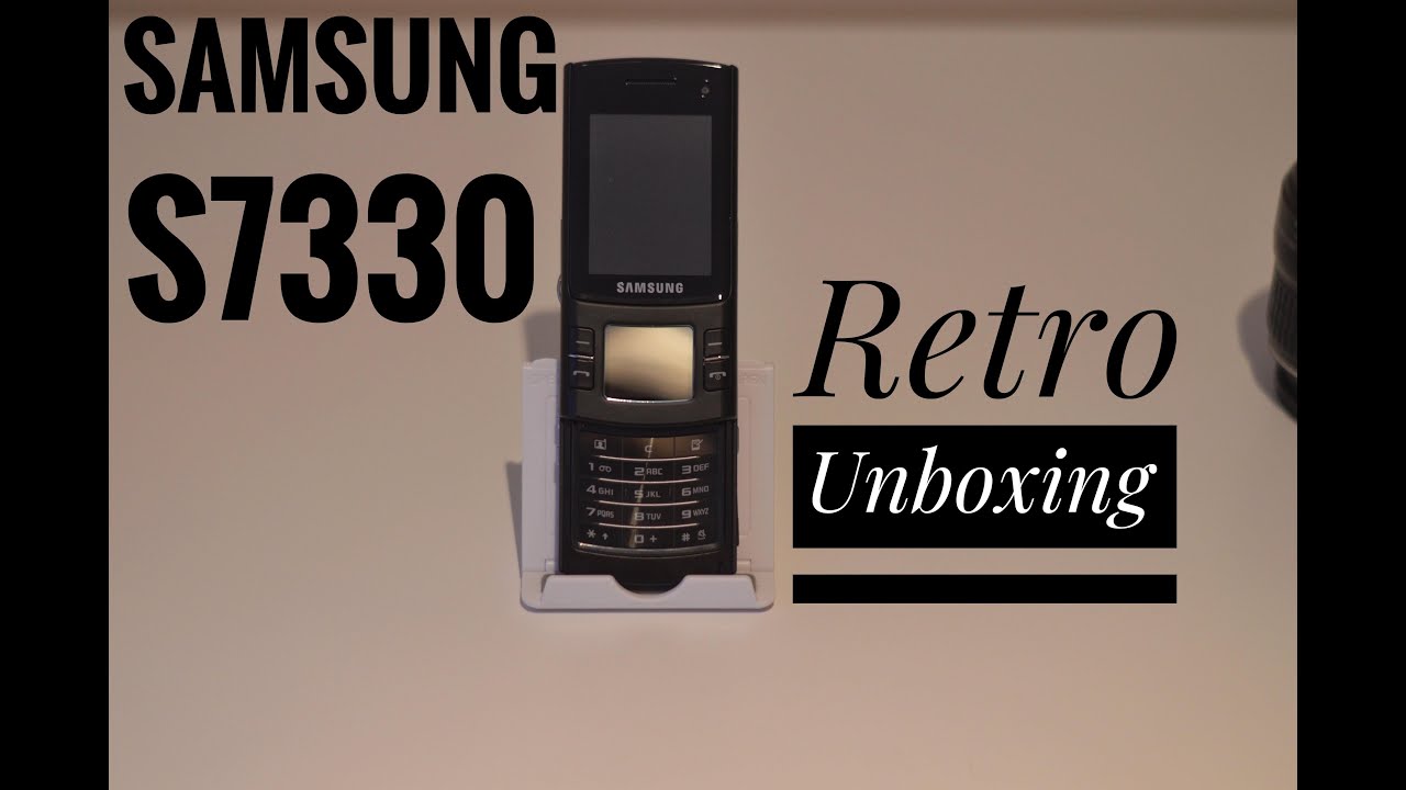 Samsung GT-S7330 RETRO UNBOXING