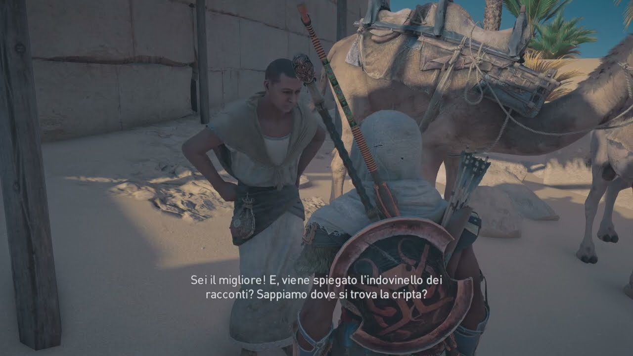 Assassin's Creed: Origins-Missione secondaria-I segreti delle prime piramidi [Walkthrough]  ITA PS5