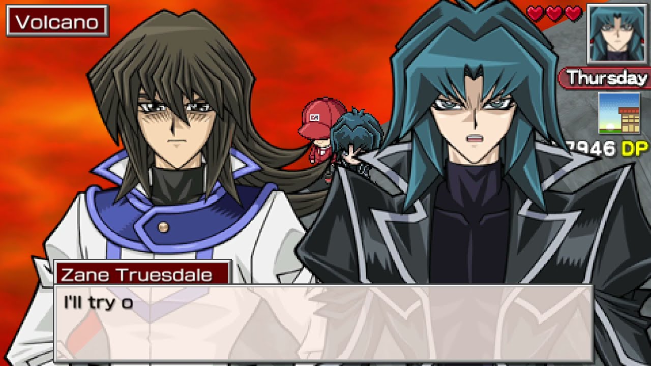 Yu-Gi-Oh! Duel Monsters GX: Tag Force 3 Story Mode Zane Truesdale Hell Kaiser 3rd Heart Event