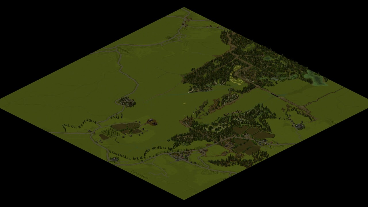 Sudden Strike 2 - Map making - Hürtgenwald forest (4k)