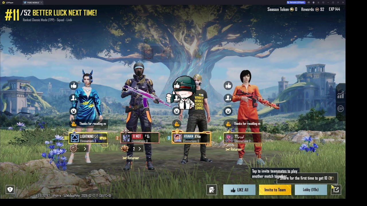 Enjoy PUBG Mobile Livik 🐓Rush Game Play🐓Smooth 120 fps