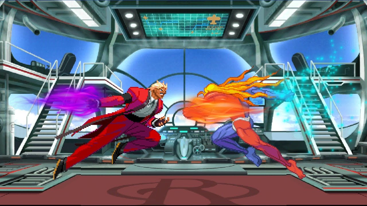 Gill VS Rugal Bernstein [Street Fighter X The King Of Fighters][Capcom VS SNK 3][MUGEN][CVS3][ANIME]