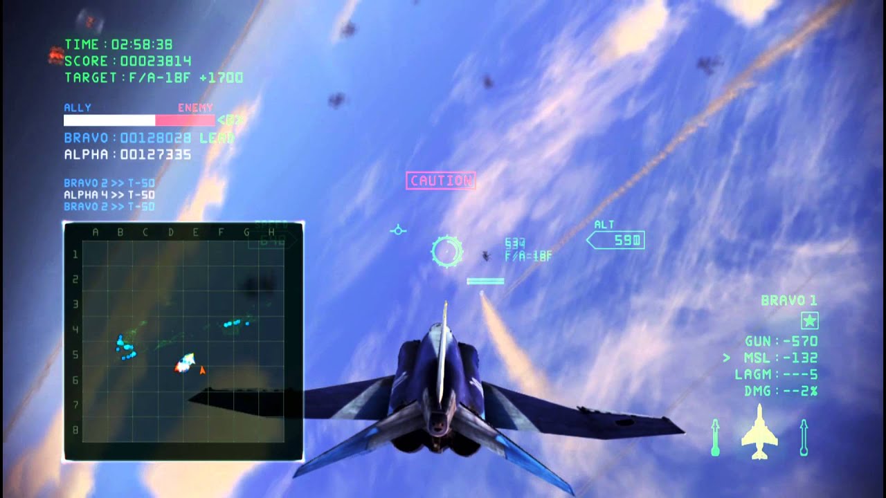 ACE COMBAT INFINITY #269-#6:Aerospace Center Defense(HARD) F-4E 20 35699pts