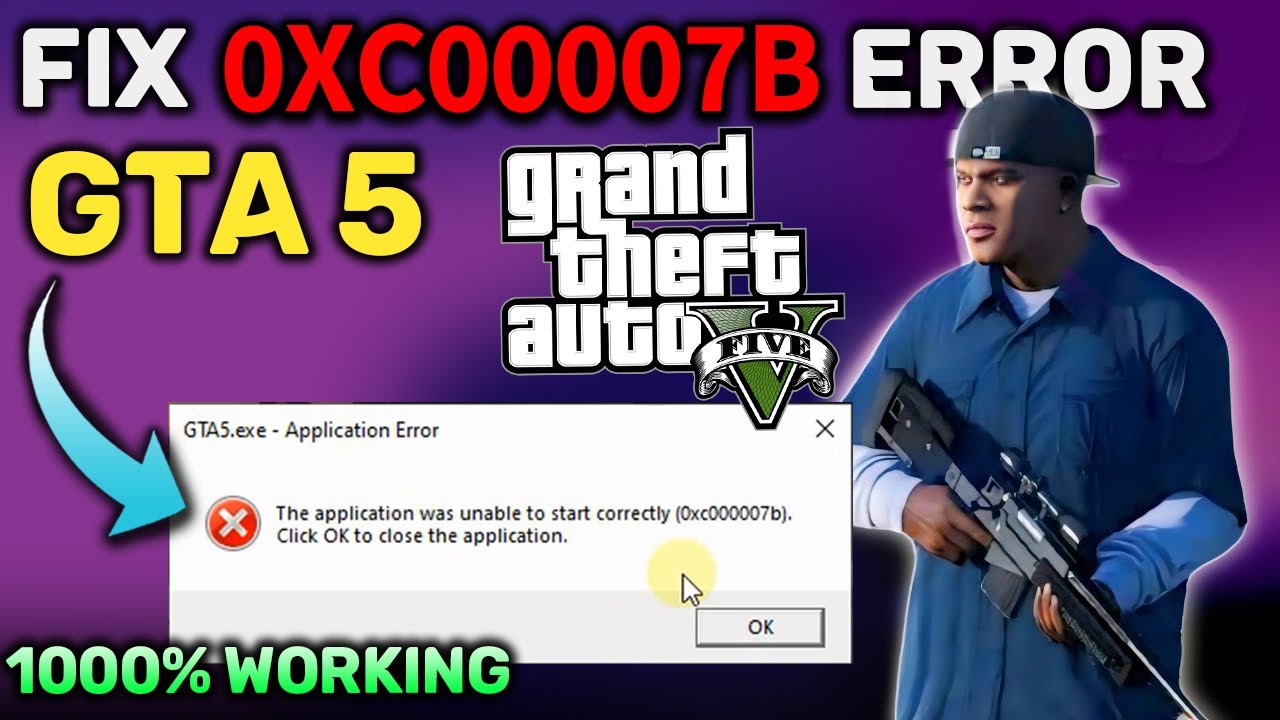 How to Fix 0xc00007b Error in GTA V 2026 ✅ | 1000% Working Method🔧| GTA 5 Unable To Start Correctly