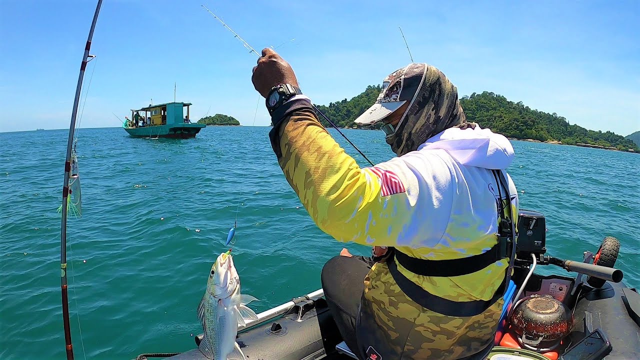 #132 : Jigging Sembilang Pangkor/ Gerut/ GT/ Kerapu/ Camping Inflatable Boat Pangkor/ Strike