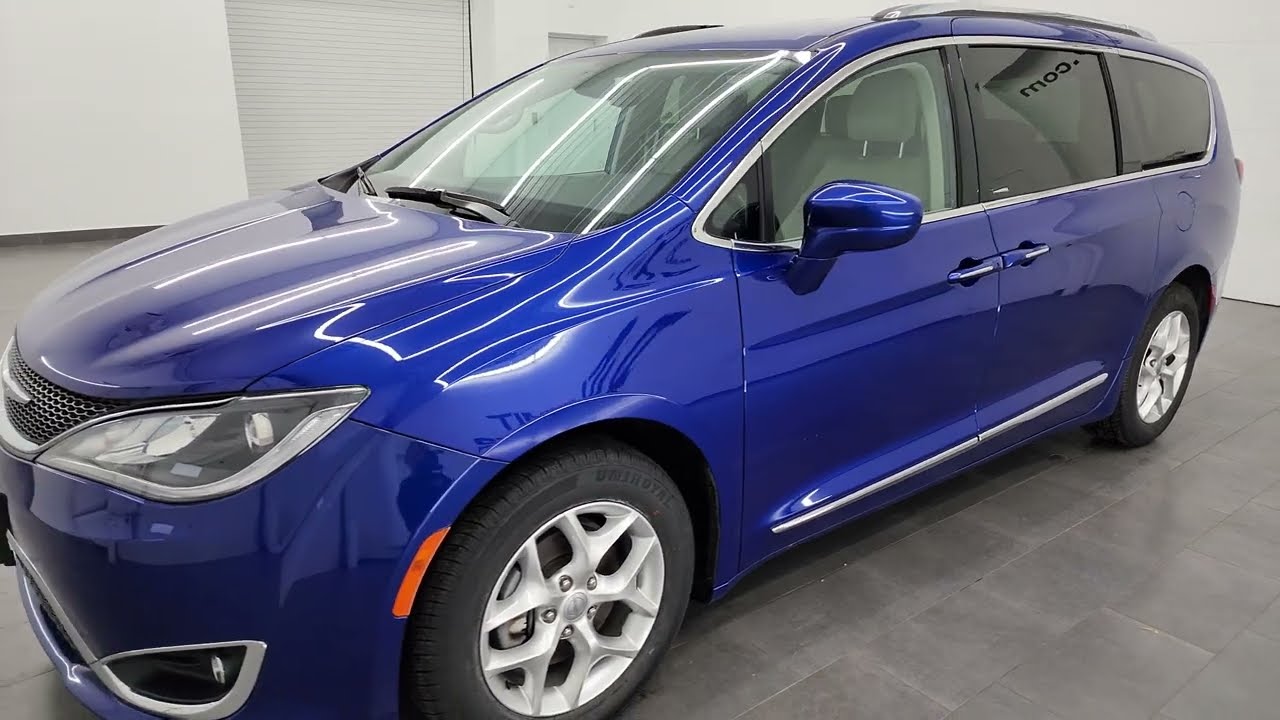 2020 CHRYSLER PACIFICA TOURING L PLUS OCEAN BLUE METALLIC 4K WALKAROUND 23C12A SOLD!