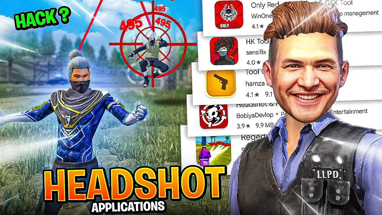 I Tried Free Fire Headshot Panel Apps from Play Store !!