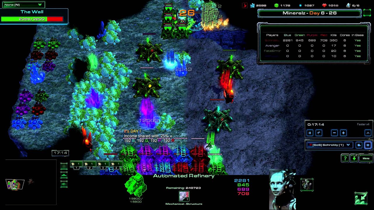 StarCraft 2 MineralZ Evolution 5.95 - 30 nights elite mode gameplay - new version