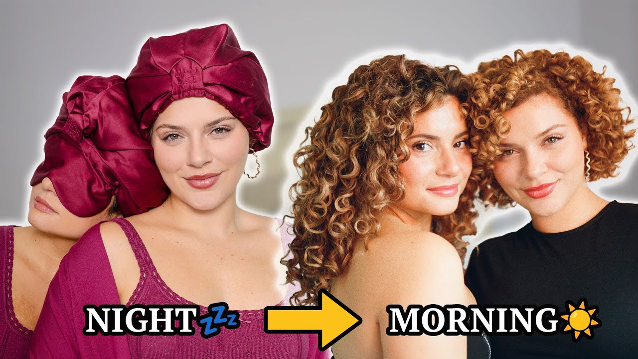 OUR UPDATED CURLY HAIR SLEEP ROUTINES FOR PRESERVING CURLS OVERNIGHT (we've been keyping a secret🤫)