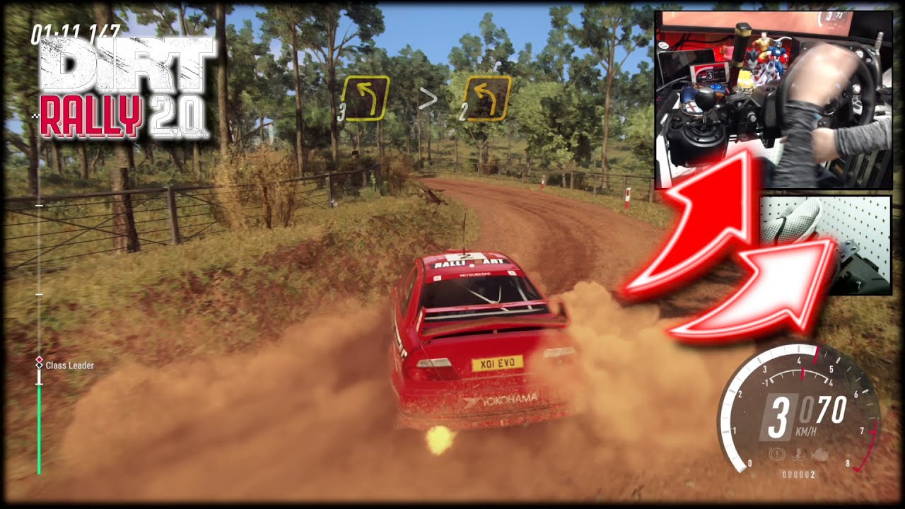 Mitsubishi Lancer Evo VI Australia WET and DRY / Logitech G29 DiRT Rally 2.0