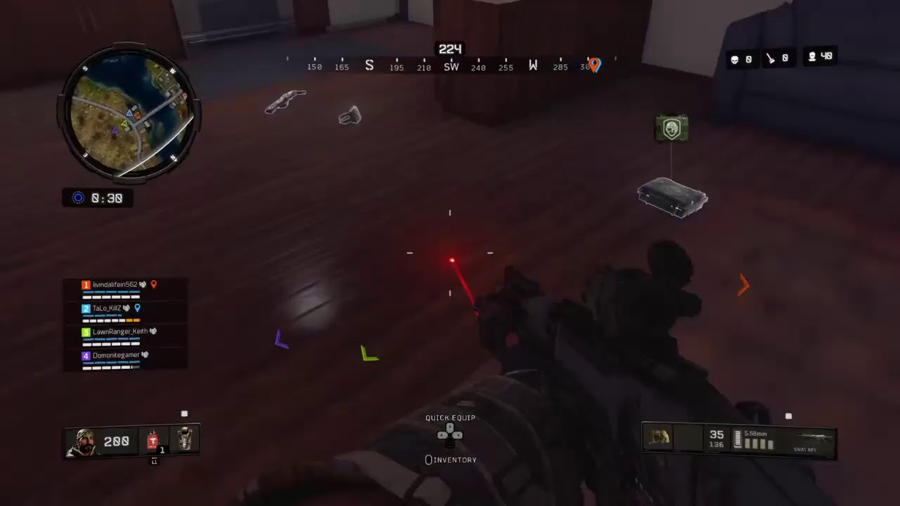 Bo4 black out with Lawn Ranger and livin