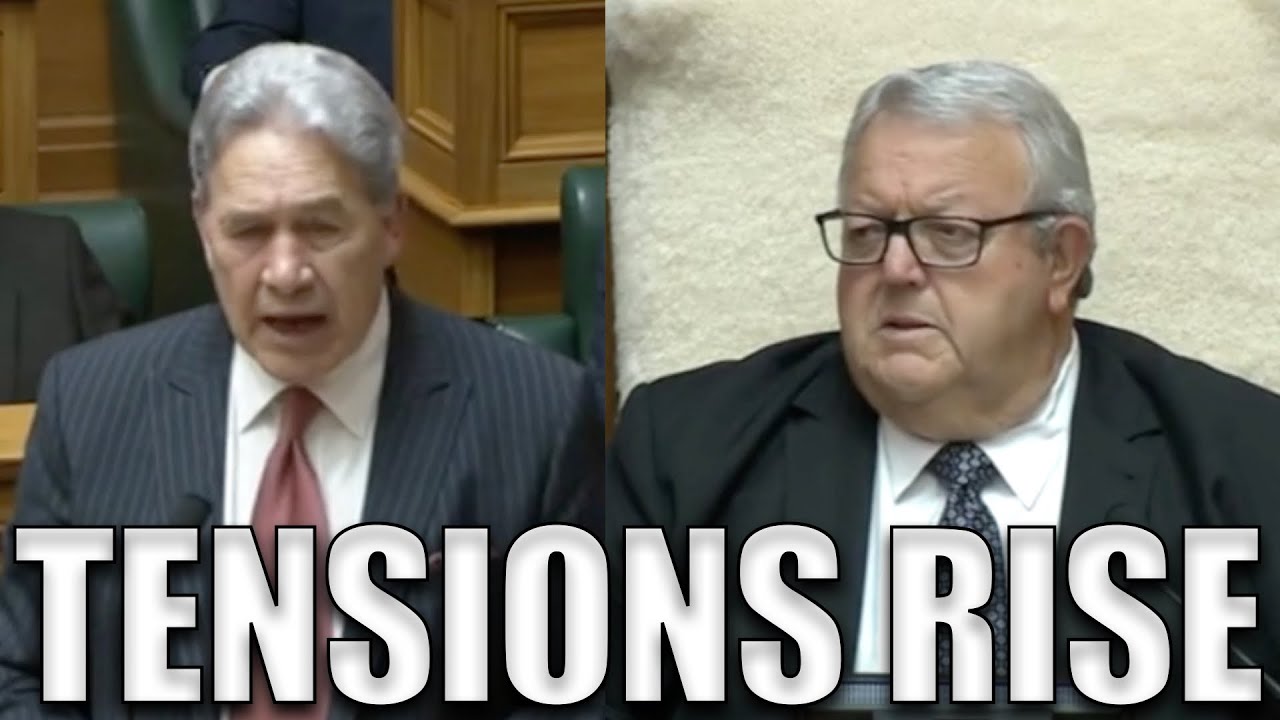 Winston Peters HILARIOUS ARGUMENT With House Speaker