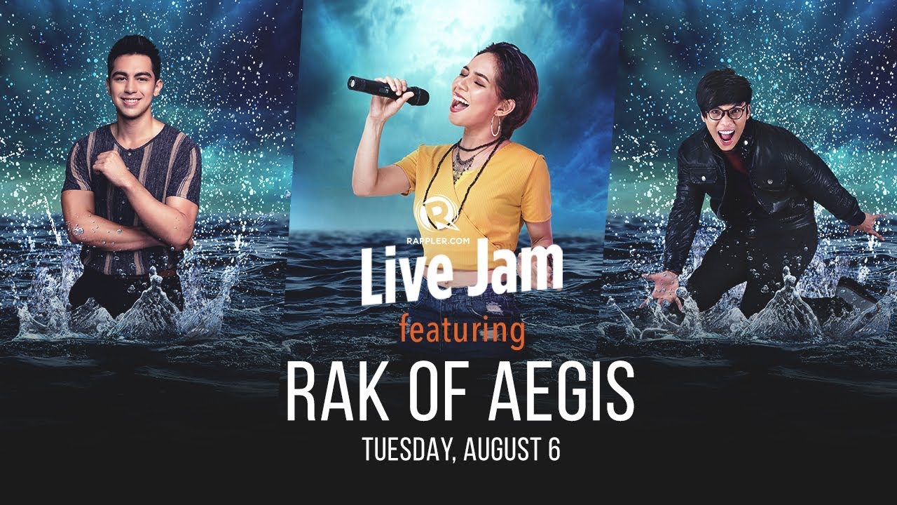 Rappler Live Jam: 'Rak of Aegis' cast