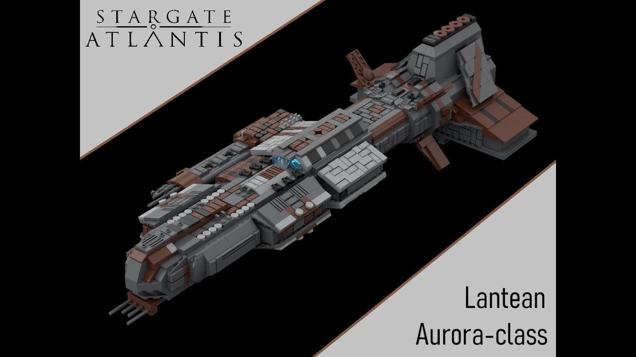LEGO Lantean Aurora class ship MOC