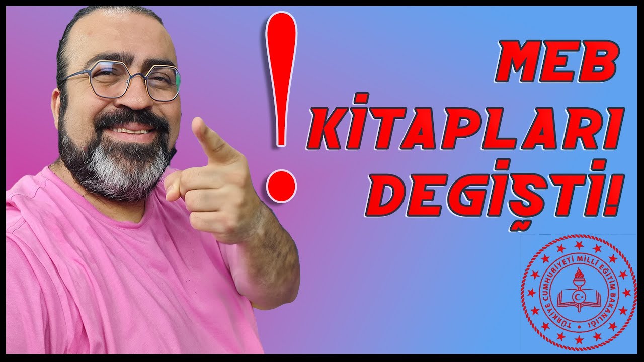 MEB KİTAPLARI DEĞİŞTİ !