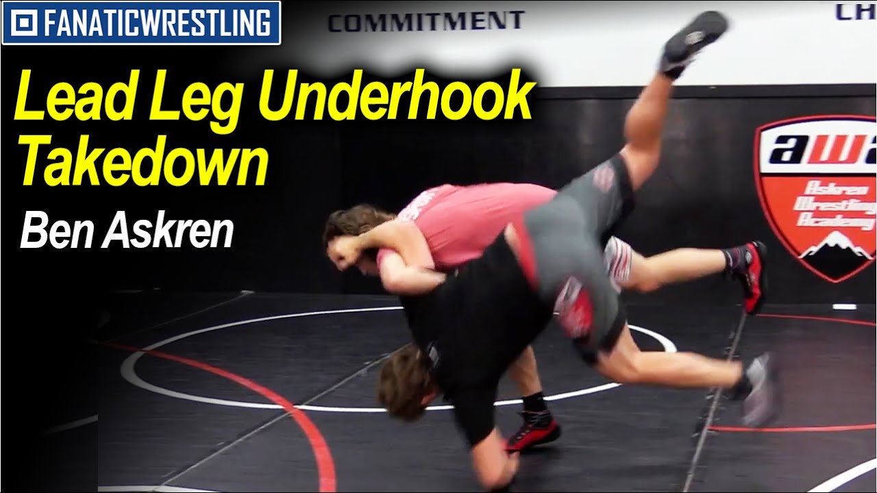 Lead Leg Underhook Takedown by Ben Askren    #wrestlingtraining #wrestlingmoves