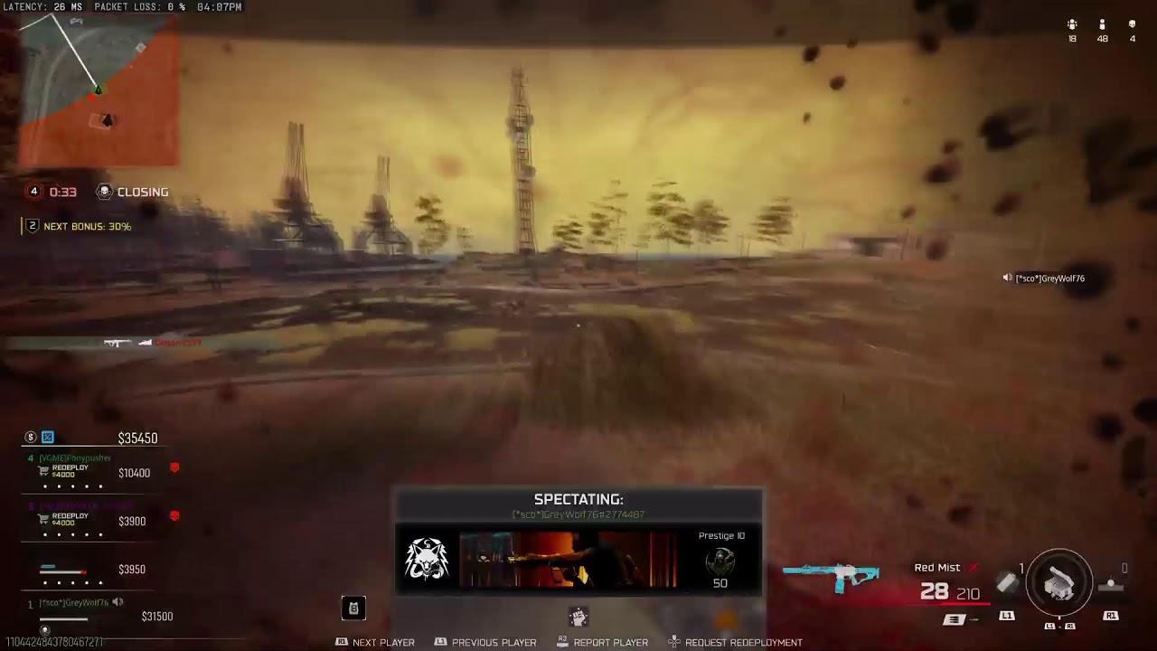 Cod war zone with the clan