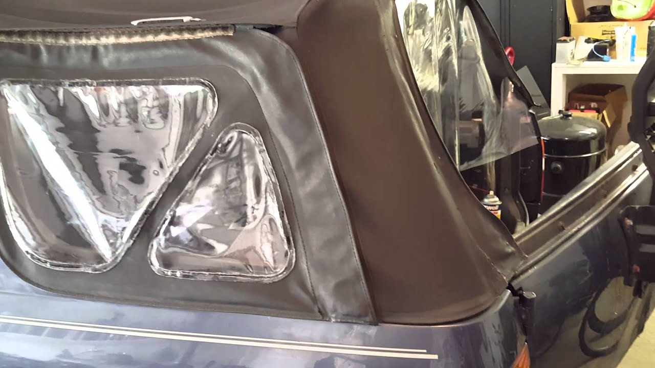 2002 kia sportage convertible soft top repair
