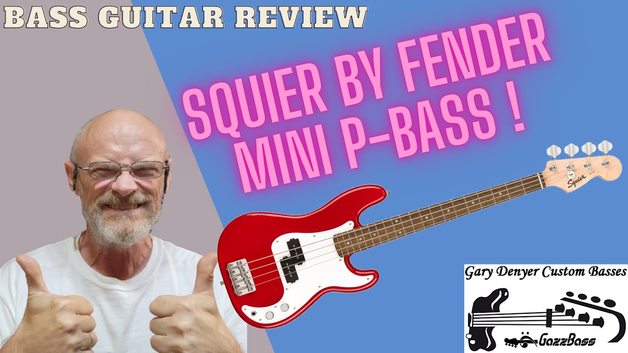 Bass Guitar Review - Squier By Fender Mini P-Bass!
