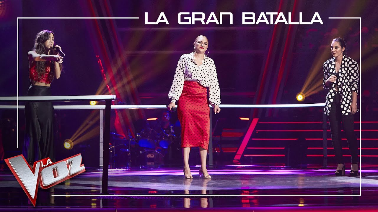 Belly, Alba y Mara cantan '¡Ay pena, penita, pena!' | La Gran Batalla | La Voz Antena 3 2021