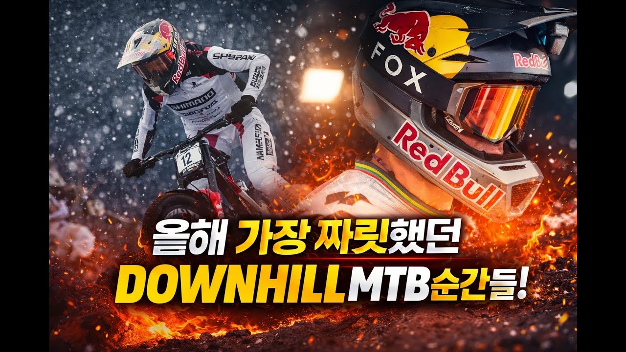 2025 가장 짜릿했던 다운힐 MTB 순간들 MTB라이딩  동영상