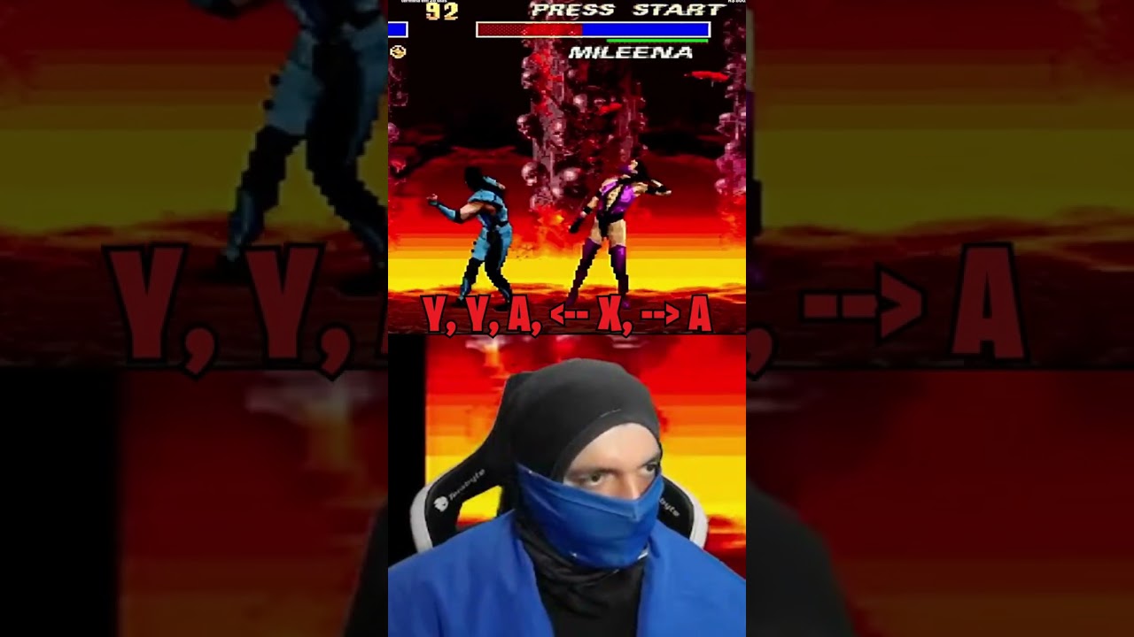 ULTIMATE MORTAL KOMBAT 3 COMBO SUB ZERO NINJA #corumbaplay #umk3 #subzero