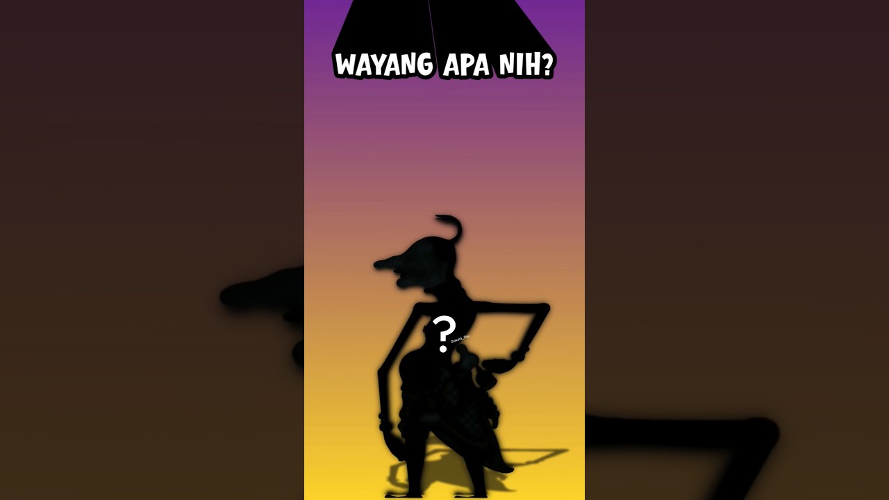 tebak nama wayang #wayang #wayangkulit #puppet
