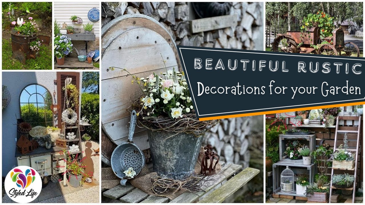 100+ Exceptionally Beautiful Rustic Decorations for your Garden | Must WATCH!