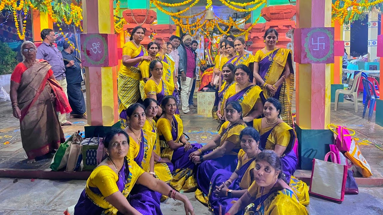 కార్తీక మాసం లో మల్లవల్లి శివాలయంలో స్పెషల్ కోలాటం