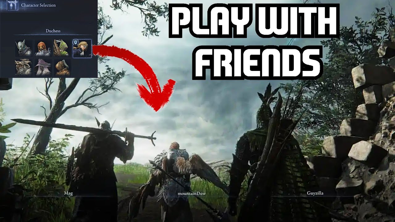 How to INVITE. SETUP a PARTY or PLAY WITH FRIENDS in ELDEN RING NIGHTREIGN