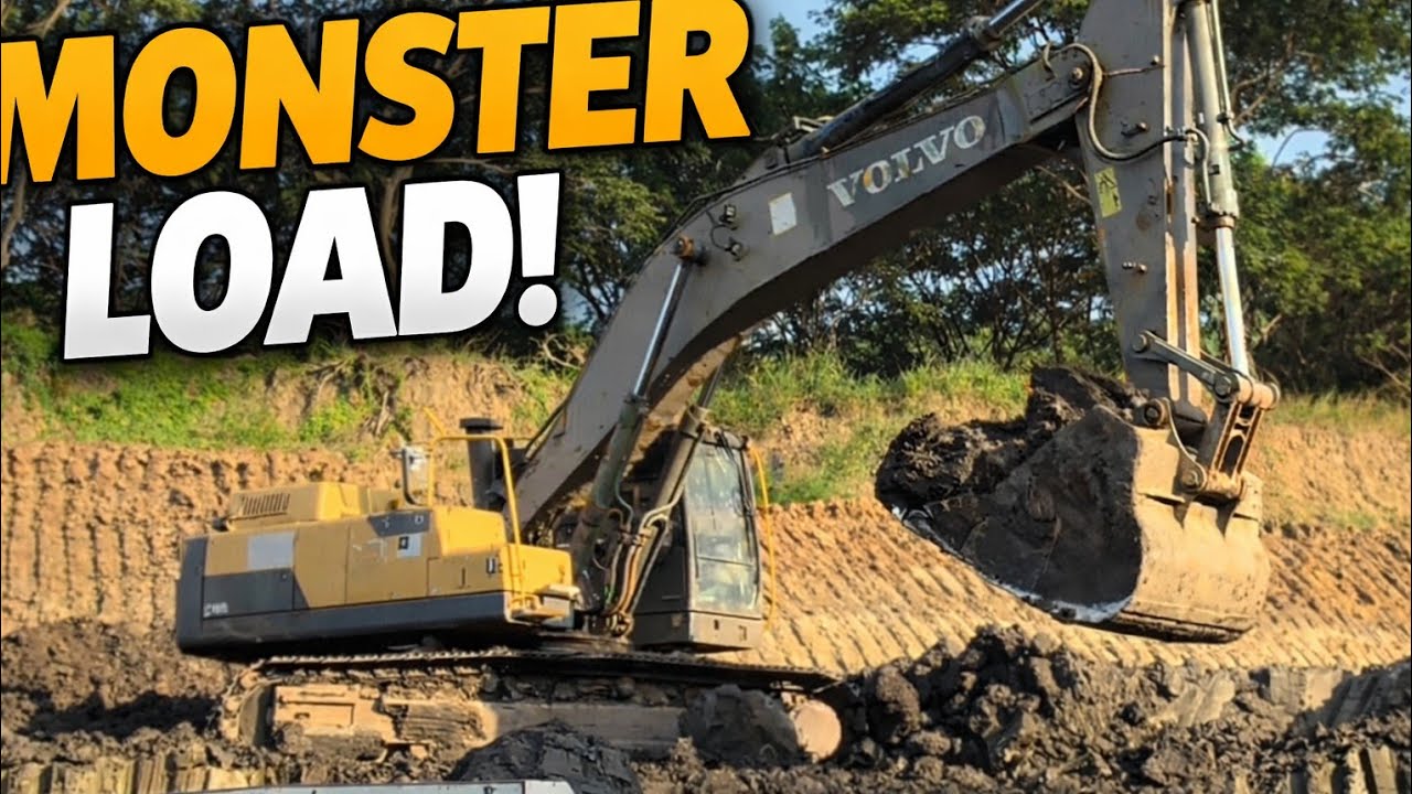 “One Massive Scoop — This Volvo Excavator Means Business!”